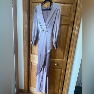 Windsor Dusty Purple Satin Gown